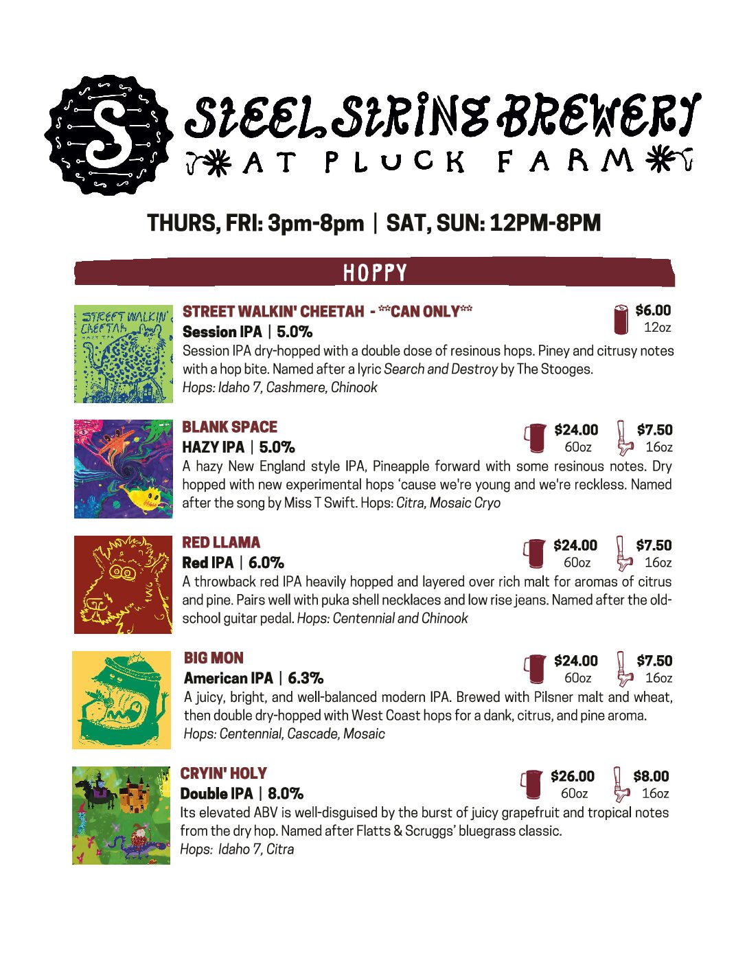 Steel String Brewery at Pluck Farm Steel String Brewery