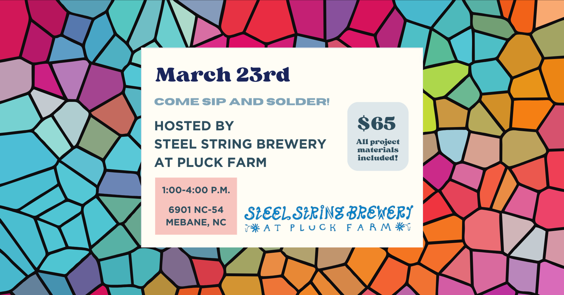 Sip & Solder Steel String Brewery