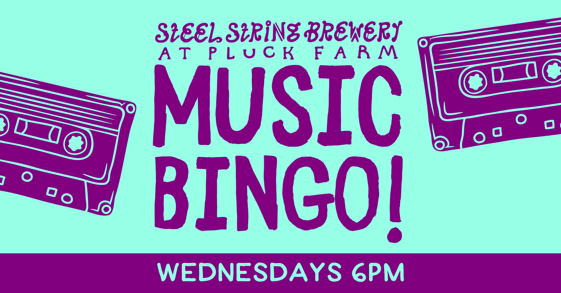 Music Bingo at Pluck Farm! Steel String Brewery